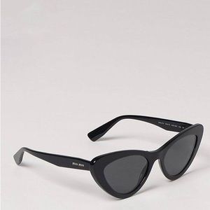 Miu miu cat eye sunglasses in black
